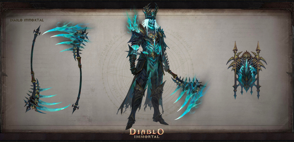 Nekromant Scythe diablo