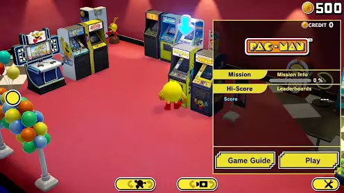 Pac-Man Museum + Zielseite Videospielveröffentlichung Arcade-Hub-Spielbibliothek