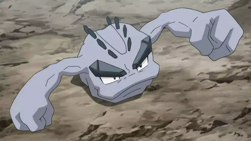 Alolan Geodude im Pokemon-Anime