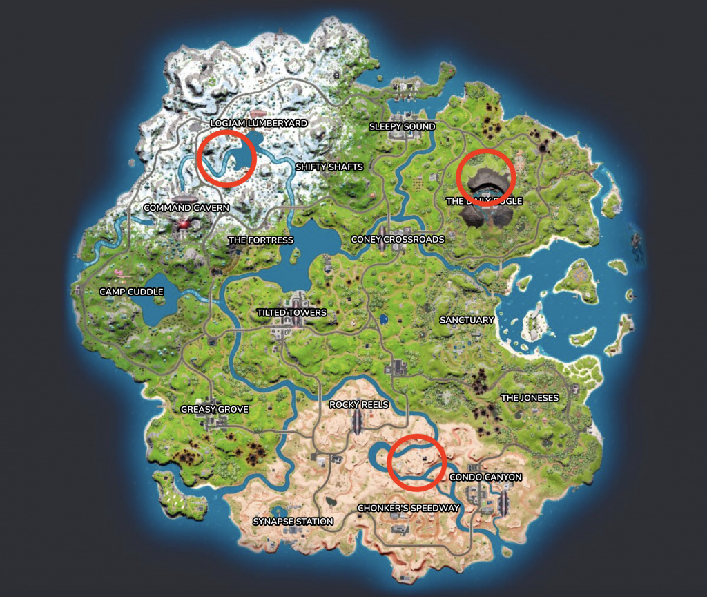 Fortnite Sniper Target Locations Kapitel 3 Staffel 2