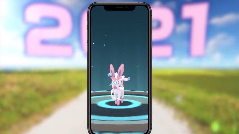 Eevee entwickelt sich zu Sylveon