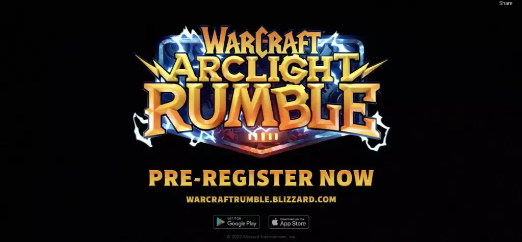 Vorregistrierung für World of Warcraft Arclight Rumble