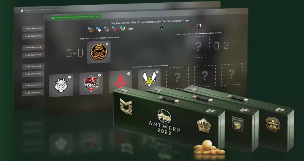 CS:GO PGL Antwerp Major 2022-Zuschauerpass, wie Sie den Preis erhalten, der abläuft, Funktionen, Münzherausforderungen, Souvenir-Token, Upgrade-Kosten