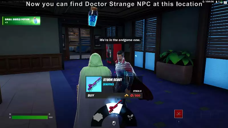 Doctor Strange NPC in Fortnite Standort kostenlose Artikel Artikel zum Verkauf, wie zu finden