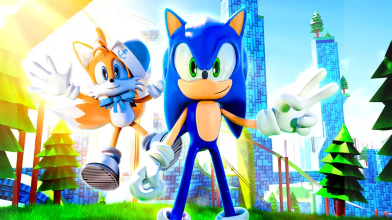 Erlebe die Welt als Sonic the Hedgehog im Sonic Speed ​​Simulator.