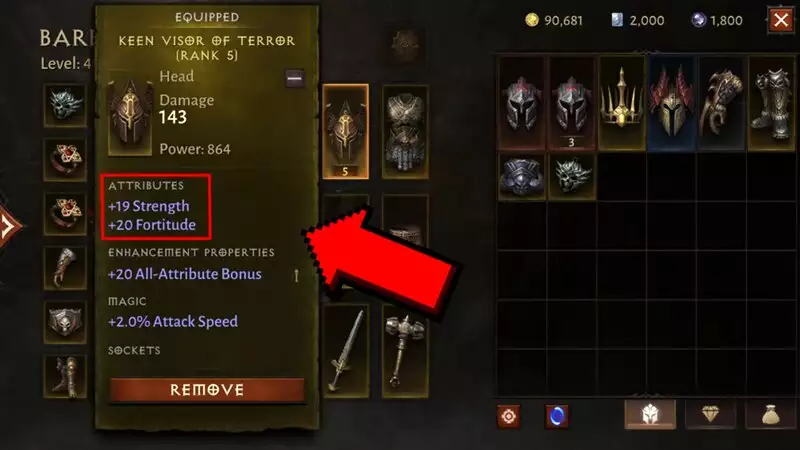 Bester Build der Dämonenjäger-Klasse in Diablo Immortal Strength und Fortiturde sind die besten Attribute für die Dämonenjäger-Klasse