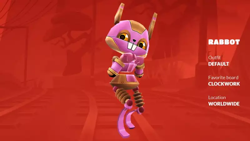 Seltenste Skins in Subway Surfers Rabbot sind in der Zürcher Version des Spiels verfügbar