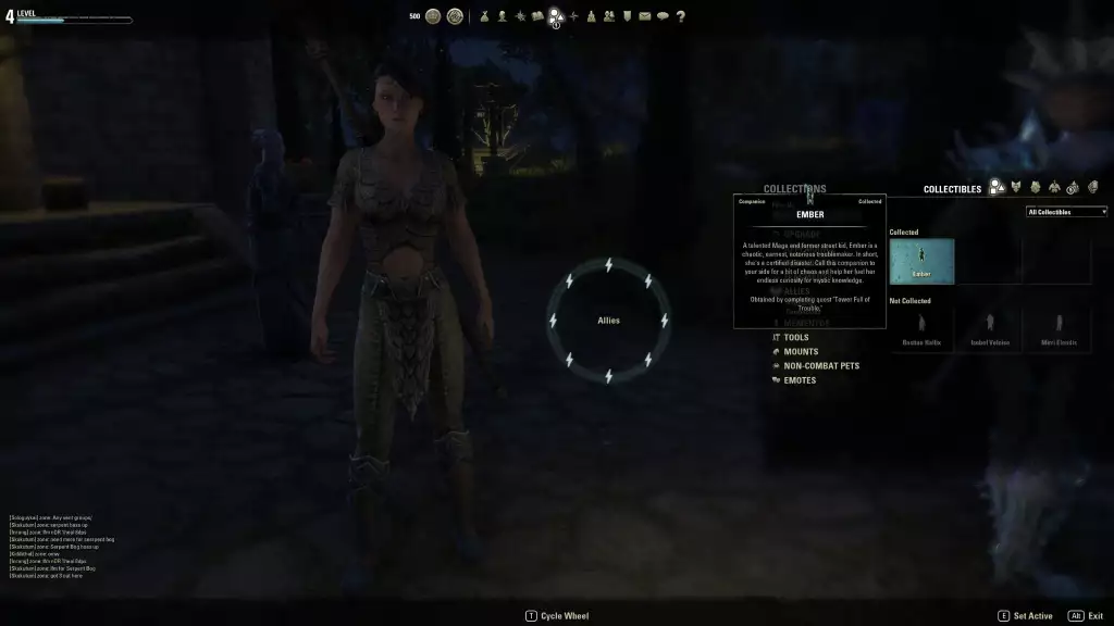 beschwöre Gefährten Elle Scrolls online