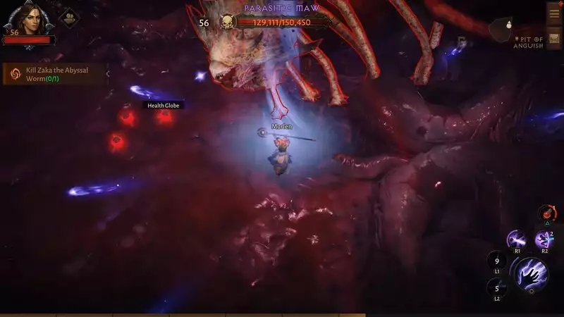 Diablo Immortal Pit of Anguish Guide Position Erforderliche Level Set-Gegenstände und mehr Heart of Zaka-Bosskampf