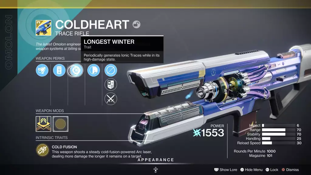 Coldheart Destiny 2 kostenlos