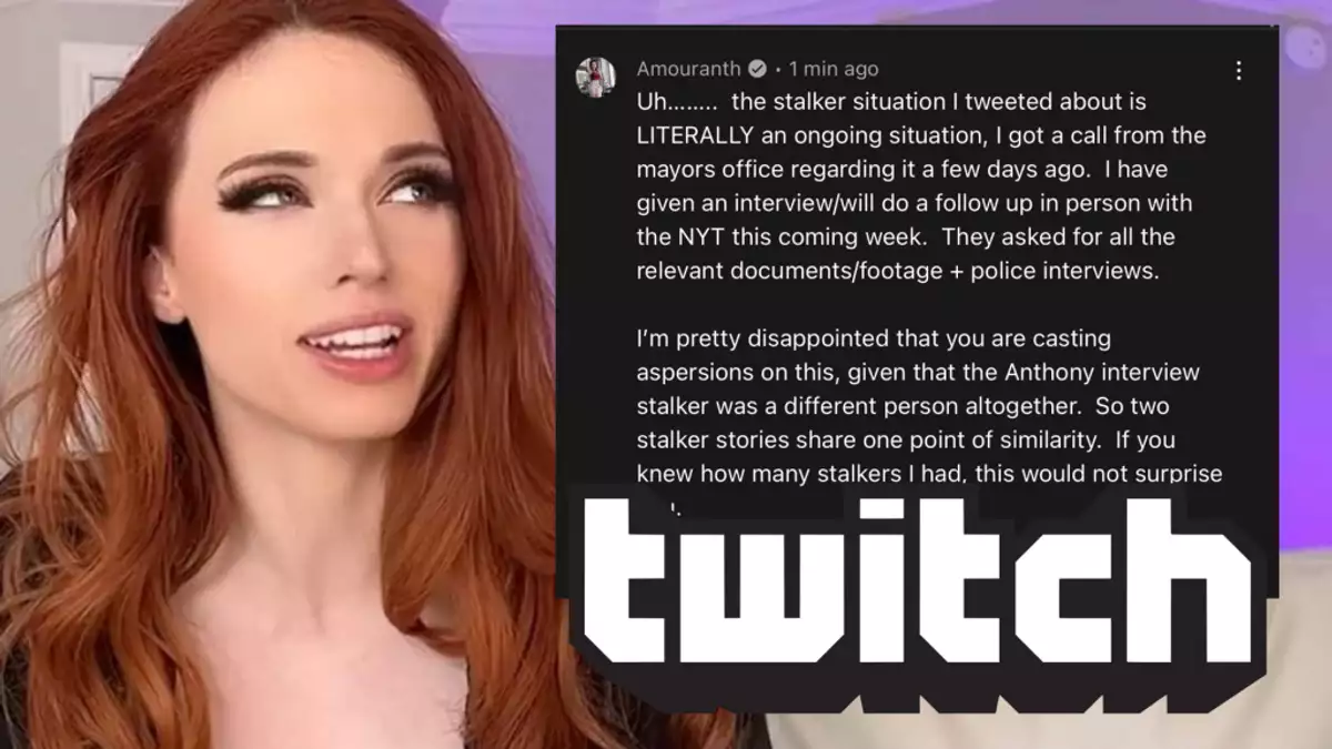 Amouranth Slams YouTuber Claiming She Made Up Her Stalker Drama