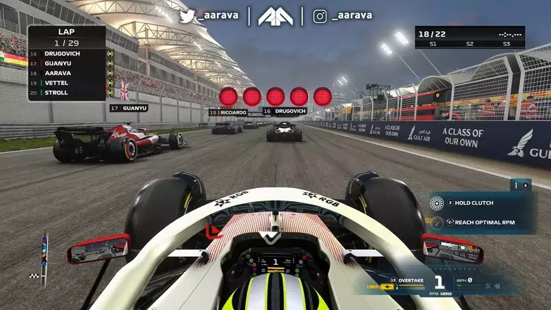 Best F1 22 Fast Start Wie man mit TC schnell startet, macht die Dinge etwas einfacher, aber immer noch eine Herausforderung