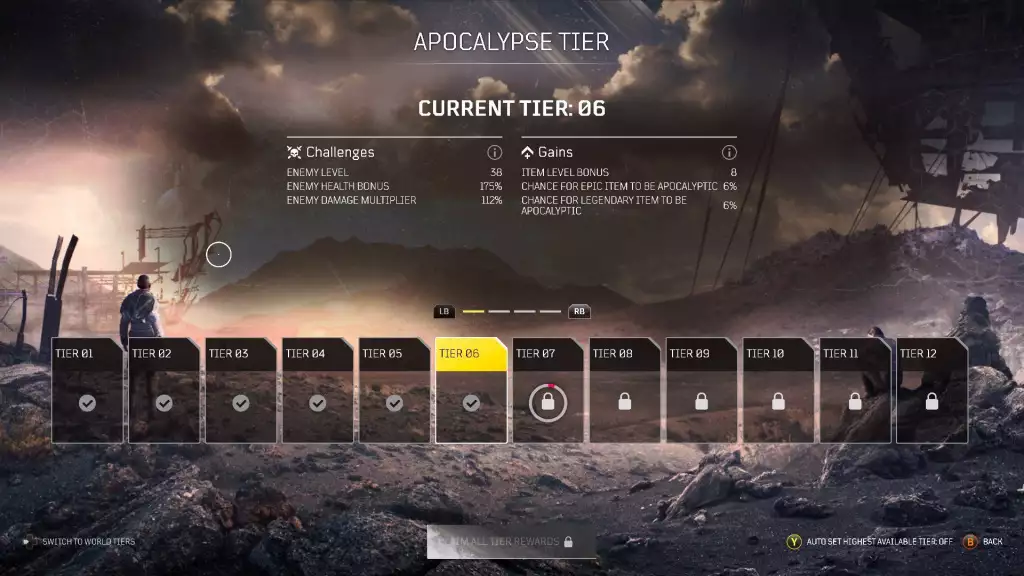 Apokalypse Tier Outrider Worldslayer