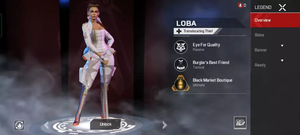 Loba ist eine neue Legende, die mit dem Update der 1. Staffel zu Apex Legends Mobile hinzugefügt wurde.