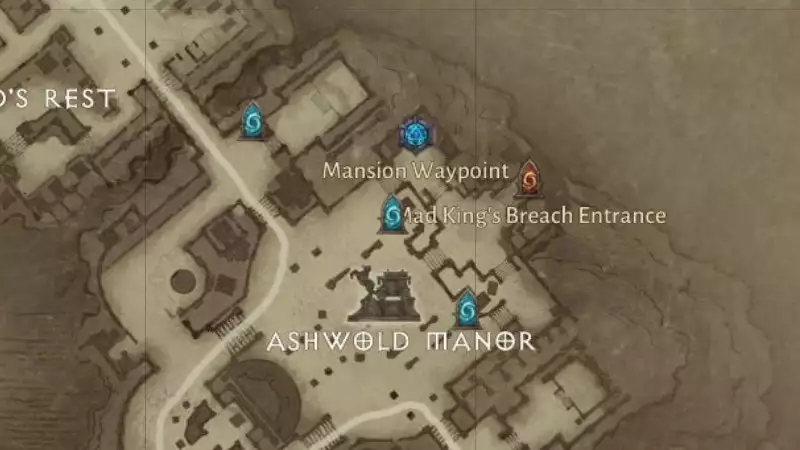 Diablo Immortal Mad King's Breach Guide Location Erforderliches Level und Skeleton King-Standort in Ashwold Manor