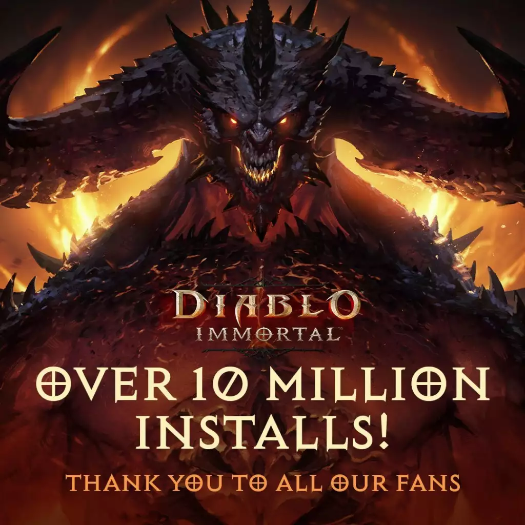 Diablo Immortal Ankündigungsbanner größter Start in der Geschichte