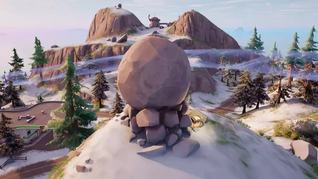 Fortnite Runaway Boulder im Spiel