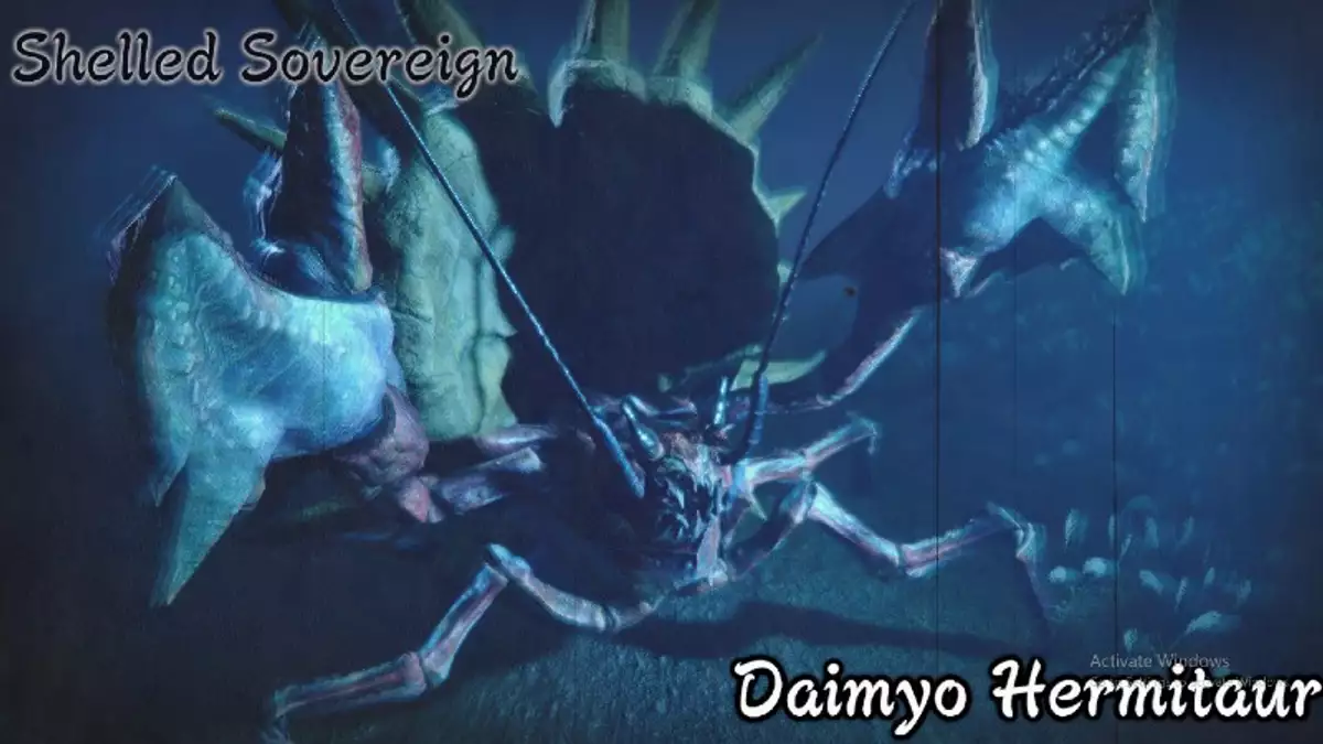 Monster Hunter Rise Sunbreak Daimyo Hermitaur - How to Beat And Weaknesses