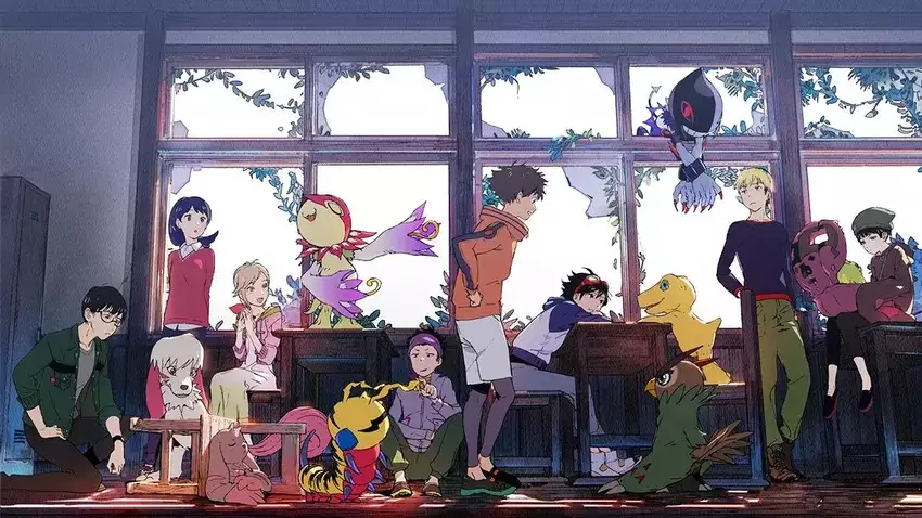 Es gibt acht Hauptfiguren und digitale Monster in Digimon Survive