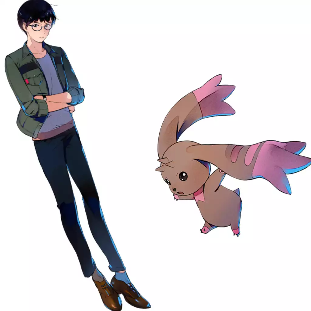 Shuji Kayama und Lopmon in Digimon Survive