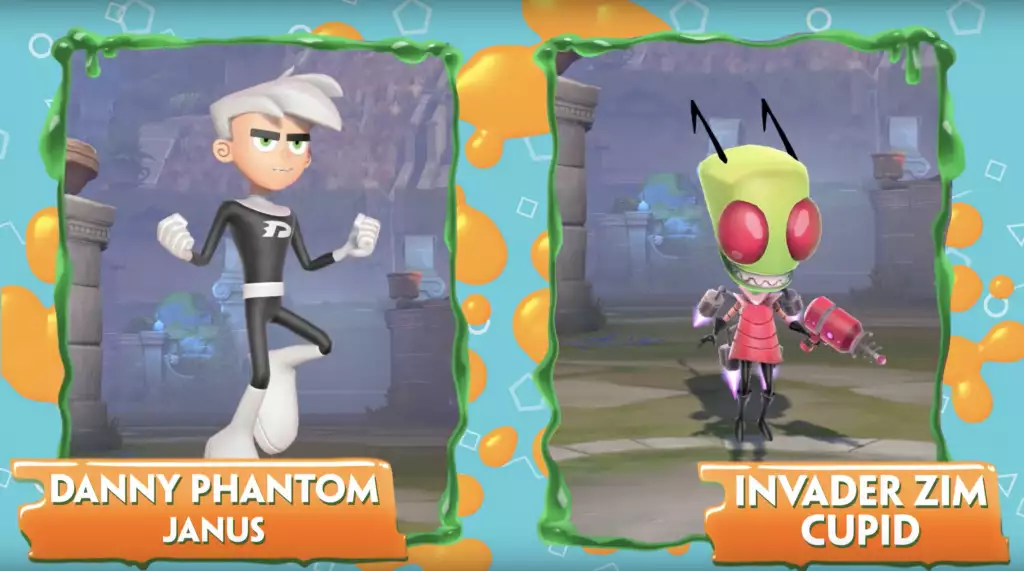 SMITE x Nickelodeon Danny Phantom Janus Invader Zim Cupid