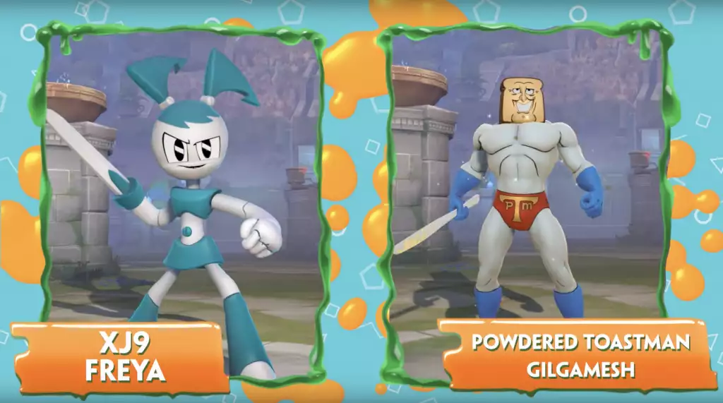 SMITE x Nickelodeon XJ9 Freya Toastman Gilgamesch in Pulverform