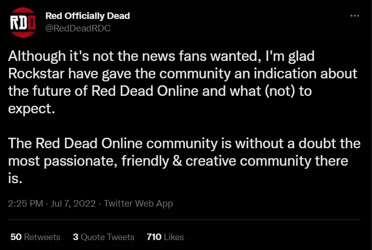 Red Dead Online-Twitter