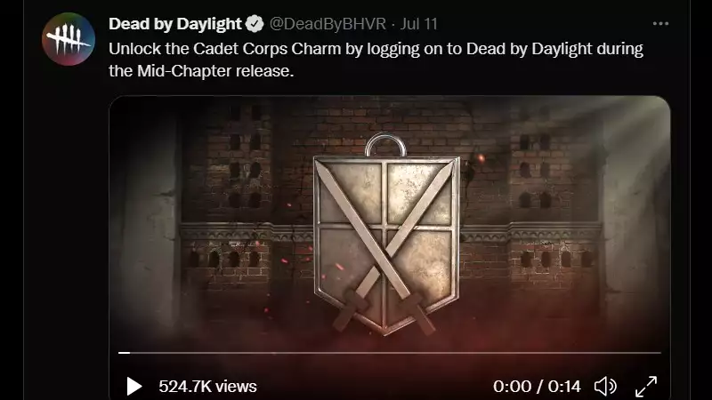 Dead by Daylight Cadet Corps-Talisman