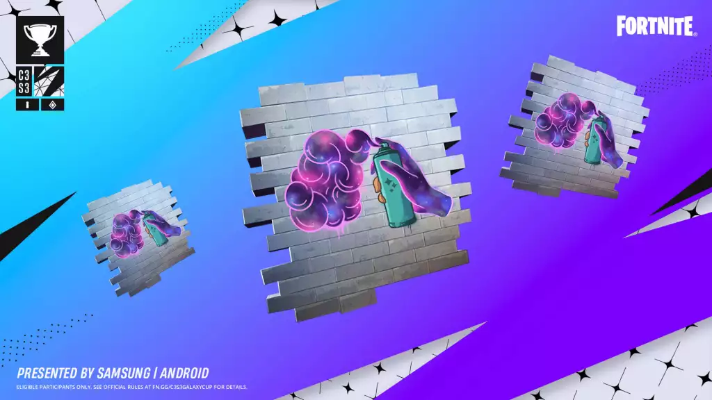 Fortnite Galaxy Cup 3 Belohnungsspray 8 Punkte