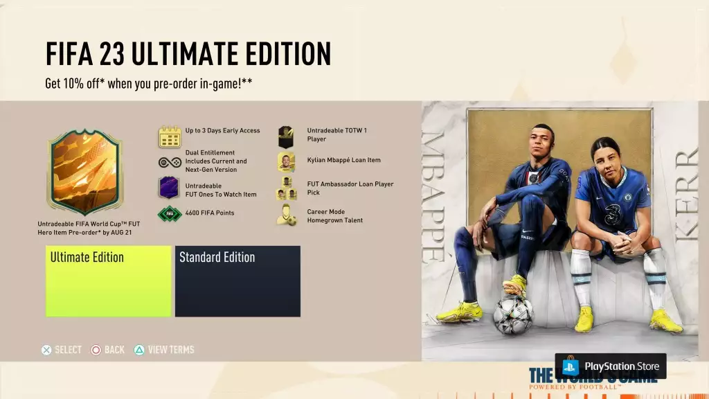 Informationen zur FIFA 23 Ultimate Edition