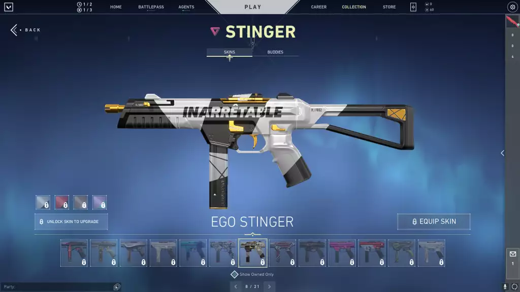 Ego-Stinger-Skin im Run It Back 3-Bundle.