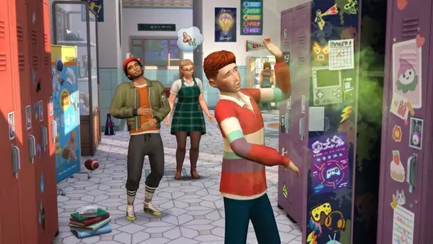 The Sims 4 High School Years Expansion Pack DLC Streichkorridor ziehen