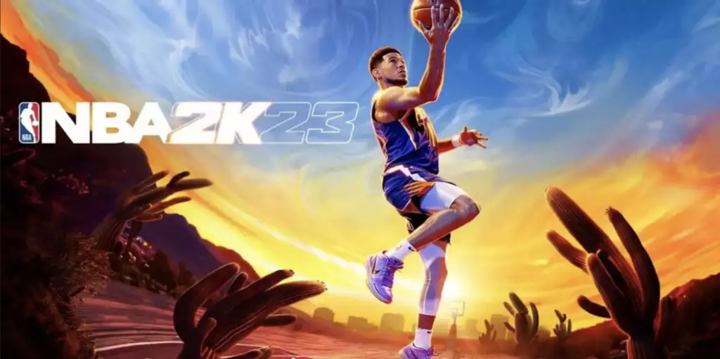 NBA 2K23 Devin Booker Cover-Athlet