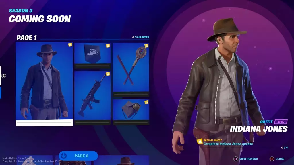 indiana jones skin fortnite