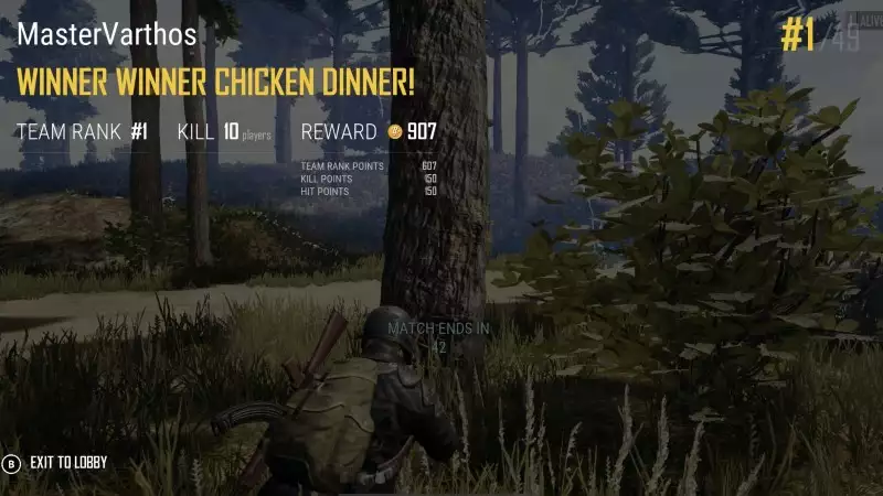 Gewinner Gewinner, Chicken Dinner.