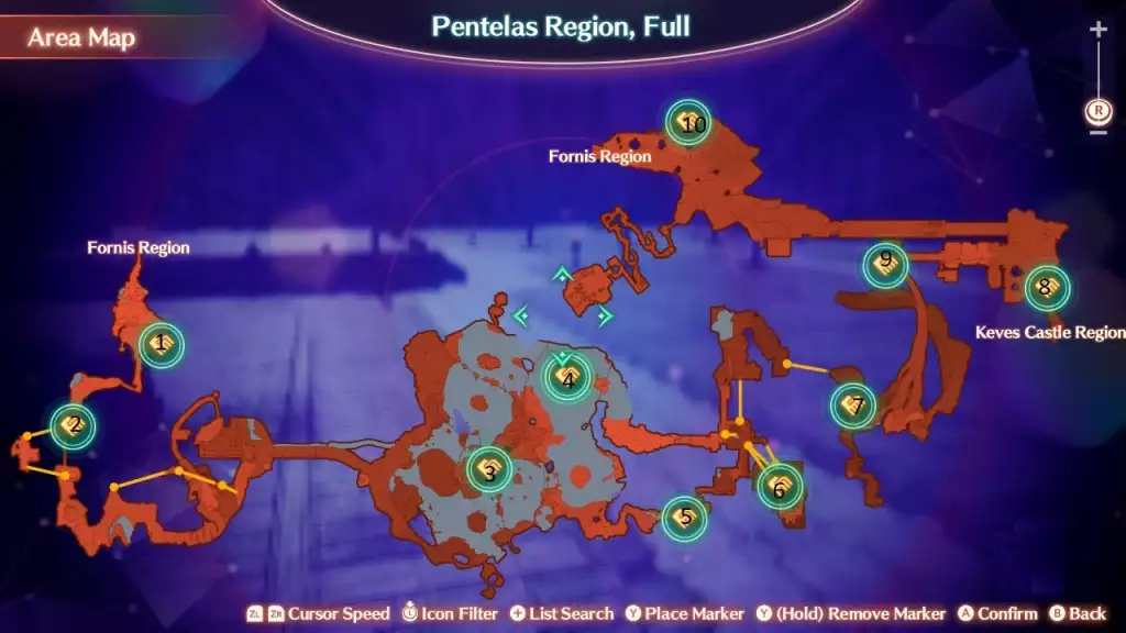 Pantelas-Region Alle Rastplätze in Xenoblade 3