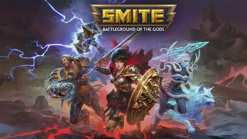 Smite ist ein weiteres Spiel, das sich mit seiner Third-Person-Perspektive an das MOBA-Genre anlehnt.