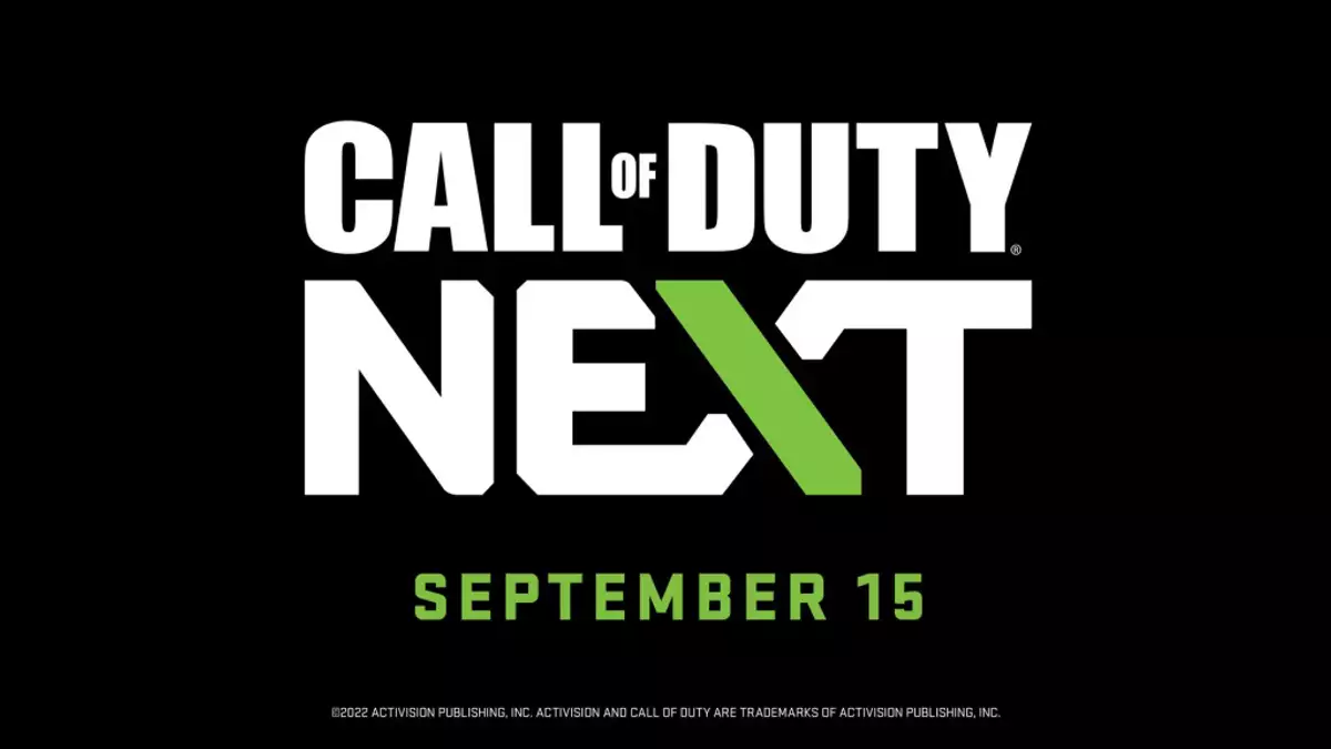 Call Of Duty Next - How To Watch, Dates, Time, What To Expect