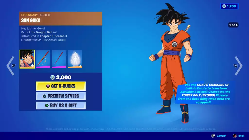 goku fortnite