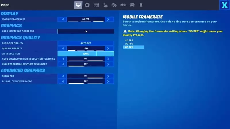 So aktivieren Sie Fortnite 90 FPS Auf Mobilgeräten Einige Spieler melden fehlende Optionen für 90 FPS und andere erhalten eine schlechte Leistung.