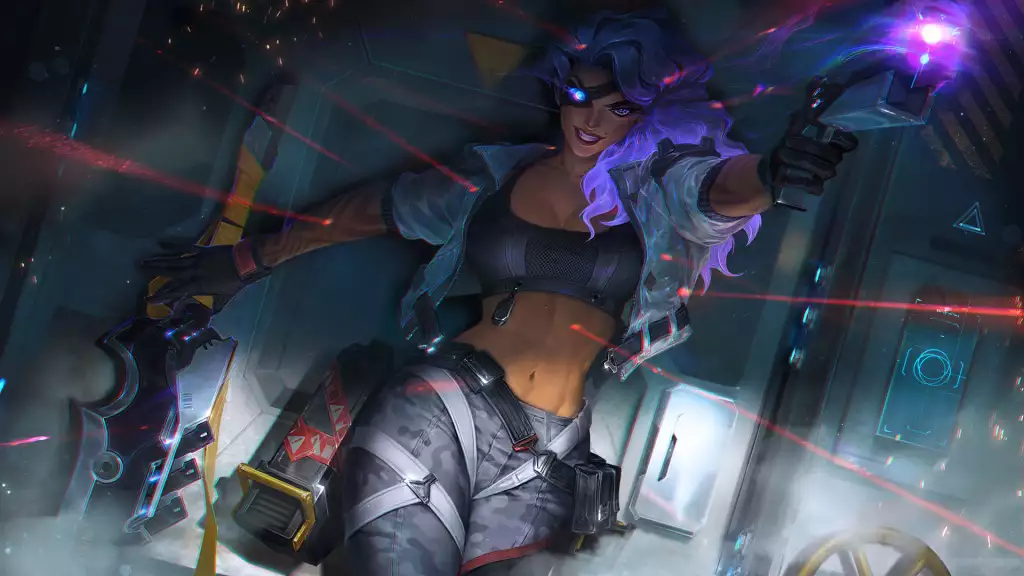 Psyops Samira in League of Legends: Wild Rift.