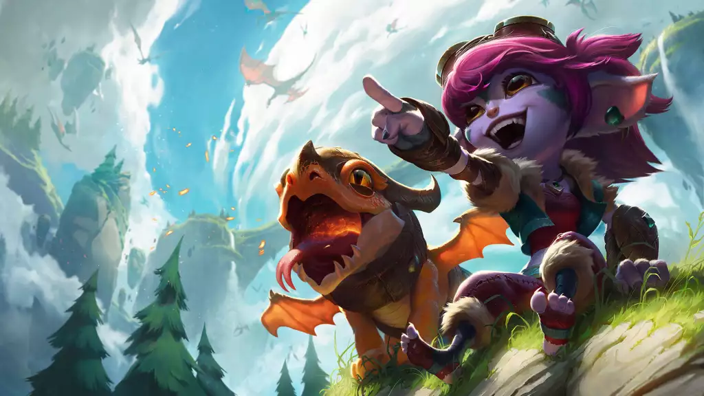 Drachenzähmerin Tristana in League of Legends: Wild Rift.