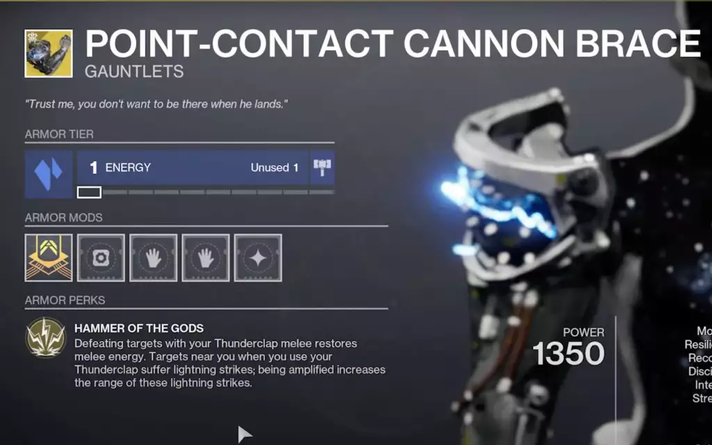 Destiny 2 Season of the Punder Exotic Titan Gauntlet