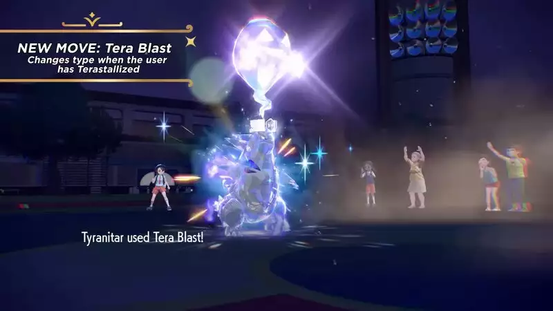 Pokémon Scarlet & Violet Cyclizar Moveset-Elemente und -Funktionen Tera Blast