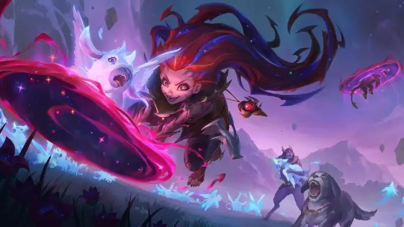 zoe verdorbener champion skin legends of runeterra