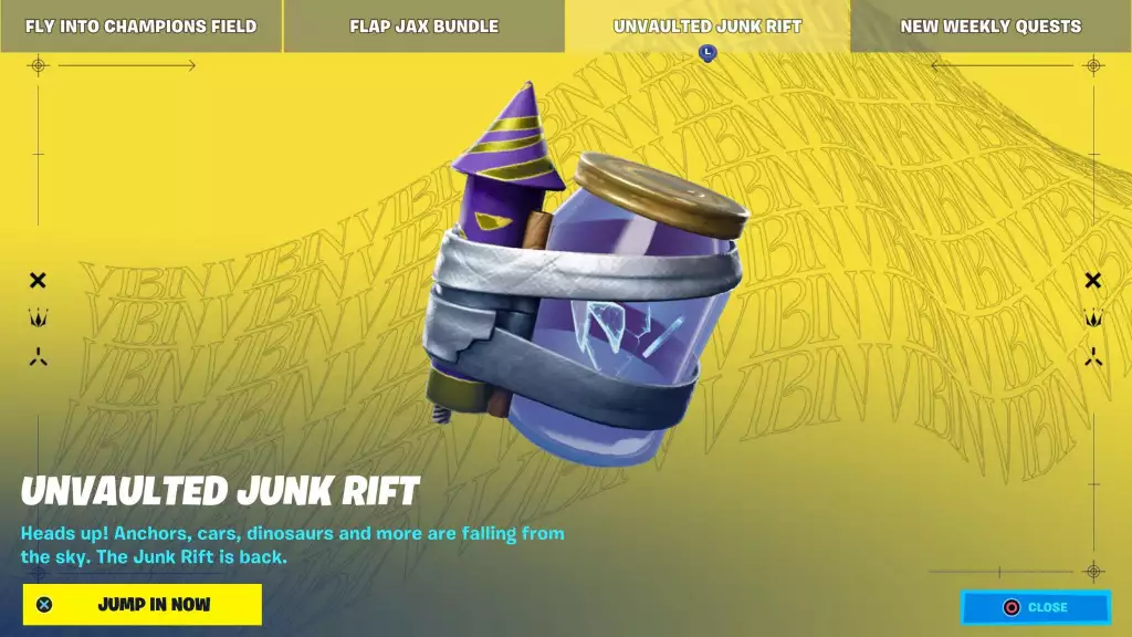 Fortnite Junk Rift