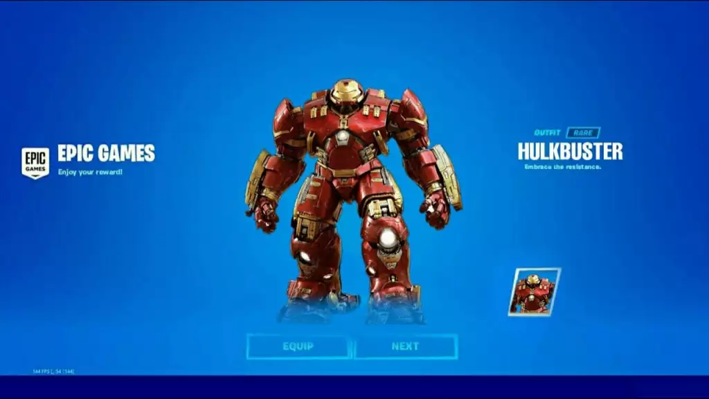 Fortnite x Hulkbuster-Konzept