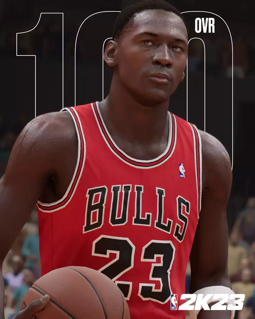 Michael Jordan 100 insgesamt NBA 2K23