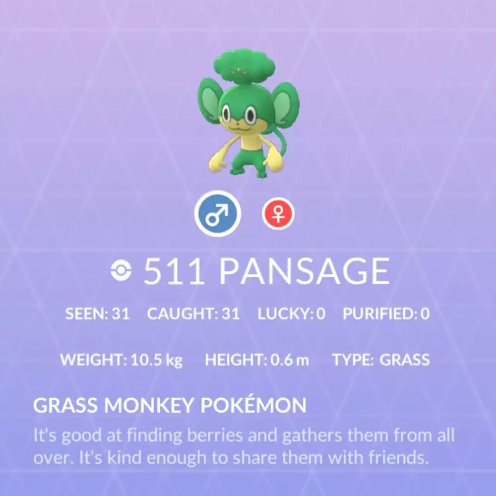 Pokemon Go Bug Out Event Ultra Unlock Pansage Pokedex Boni Süßigkeiten