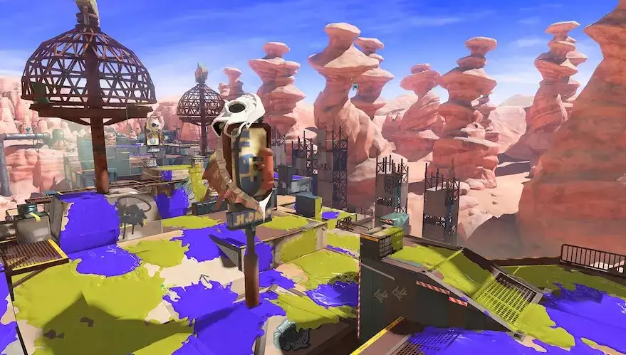 Splatoon 3 Nintendo Direct Presentation New Battle Stages Scorch Gorge